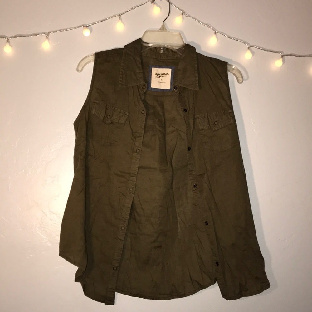 Military green vest